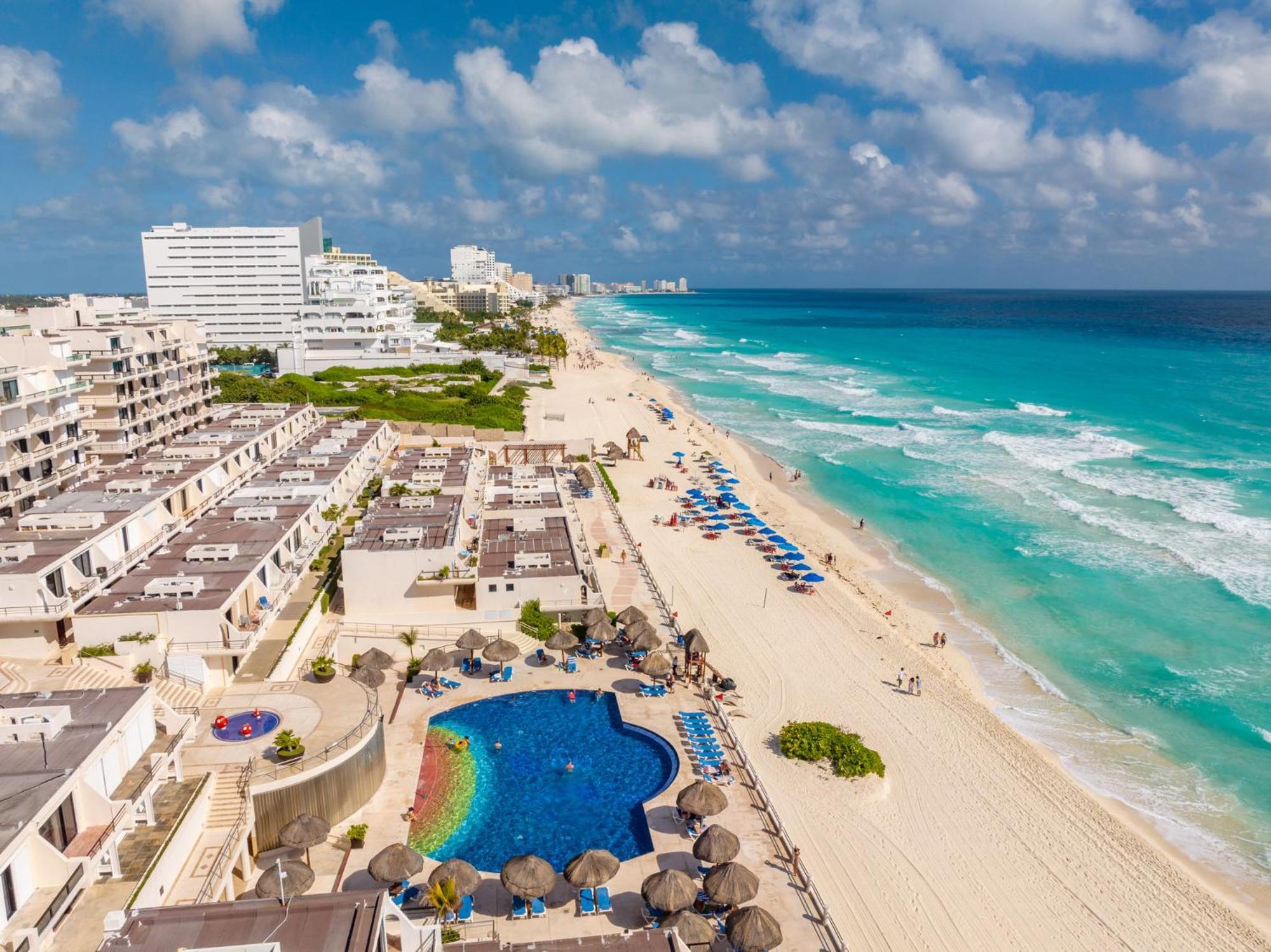 Amazing Caribbean Ocean View At Villas Marlin In كانكون المظهر الخارجي الصورة
