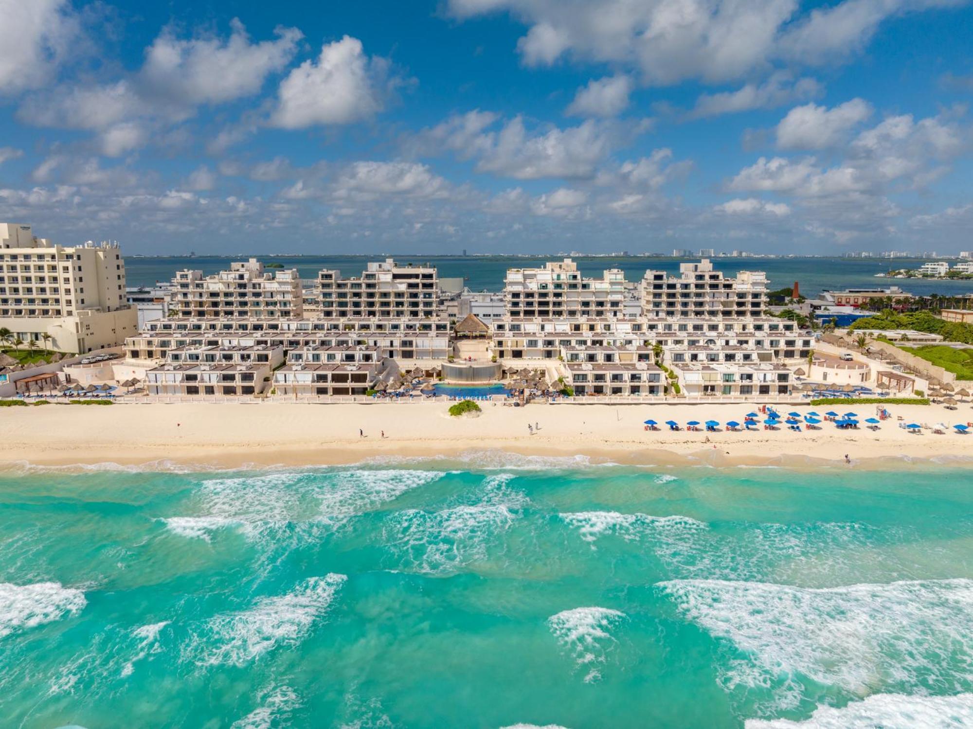 Amazing Caribbean Ocean View At Villas Marlin In كانكون المظهر الخارجي الصورة