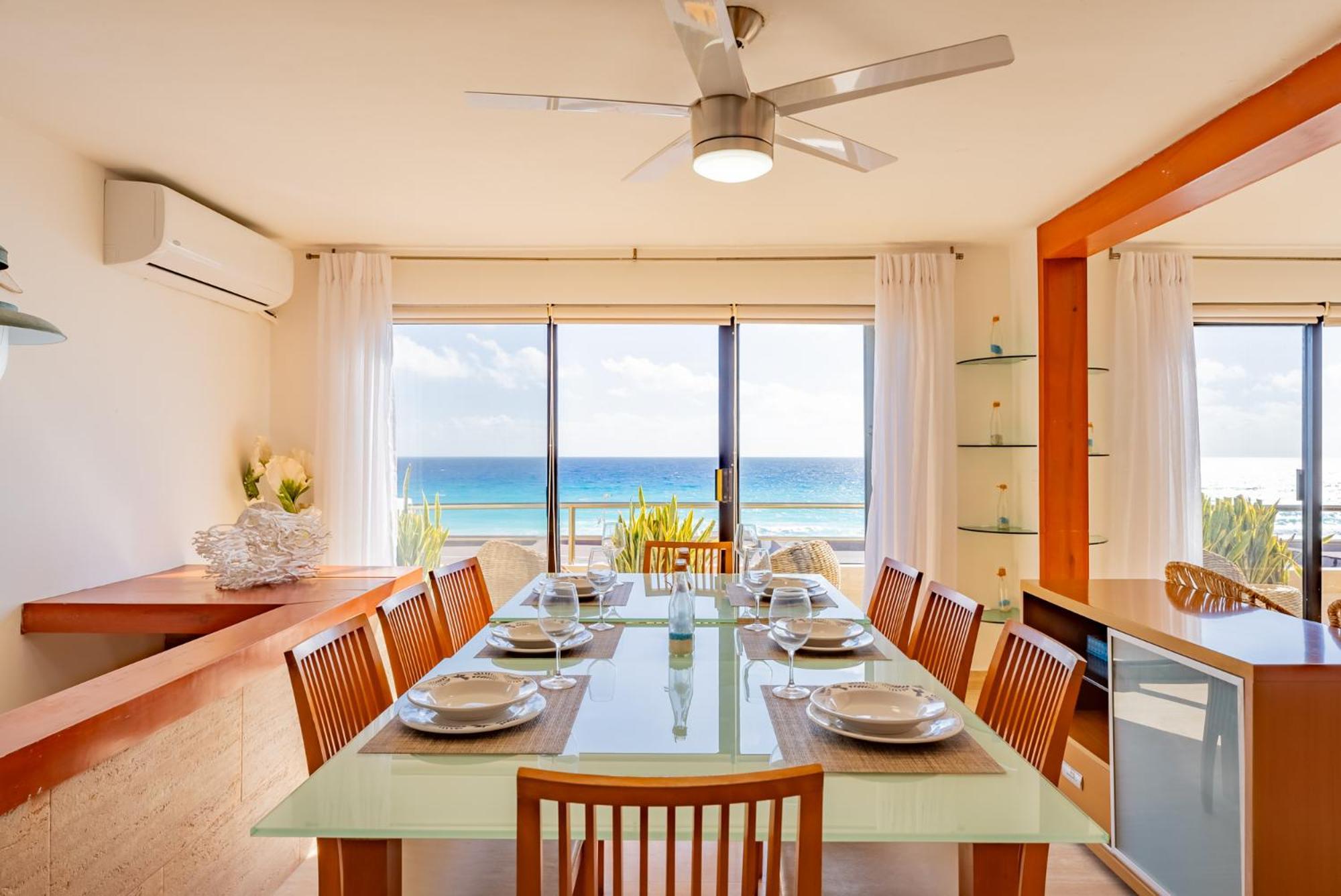 Amazing Caribbean Ocean View At Villas Marlin In كانكون المظهر الخارجي الصورة